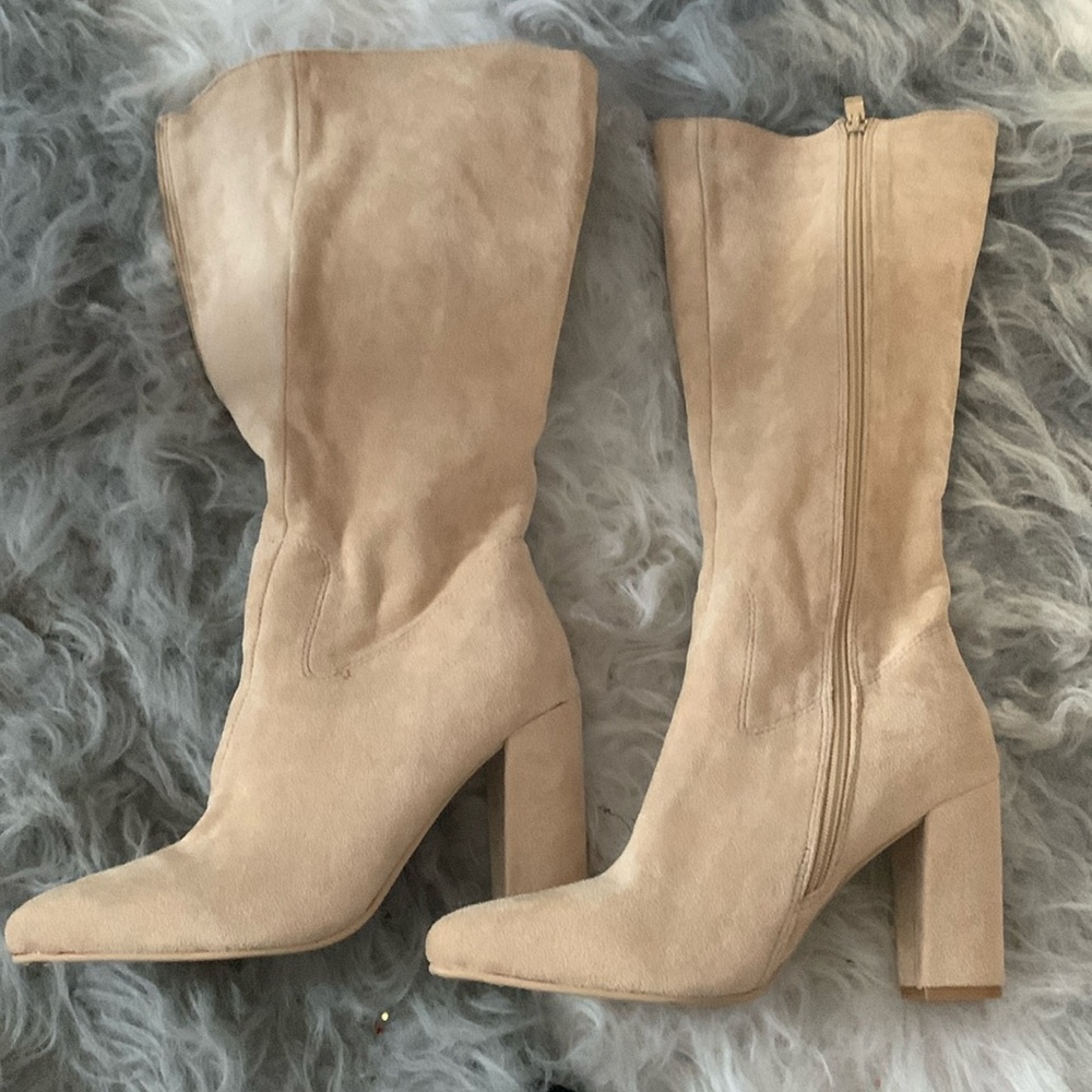 Calf length boots